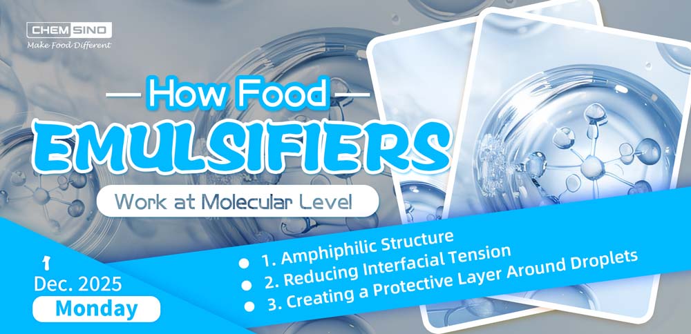 How Food Emulsifiers Work at Molecular Level